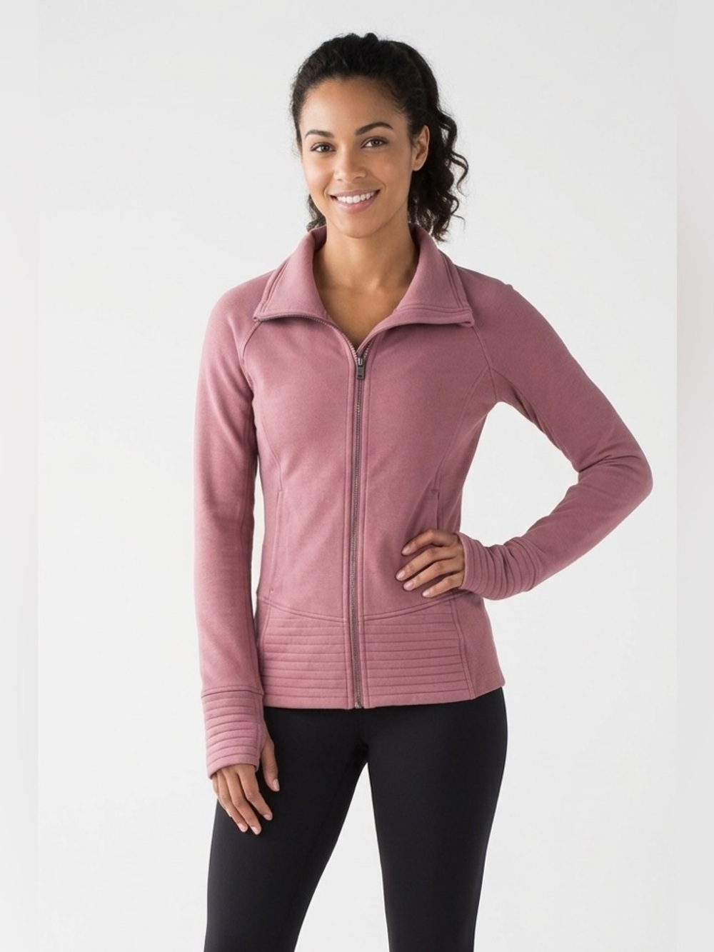Lululemon Radiant Jacket II Spanish Rose Size 4 Running Activewear